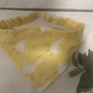 Yellow Goose Print Headband